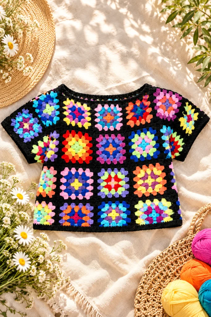 Build the Granny Square Corners