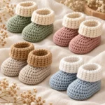 Cute Crochet Baby Booties: Easy Free Pattern for Beginners