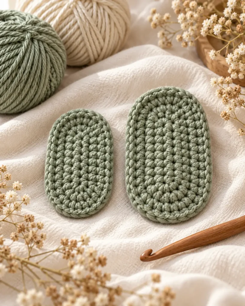 Free Crochet Baby Booties Written Pattern
