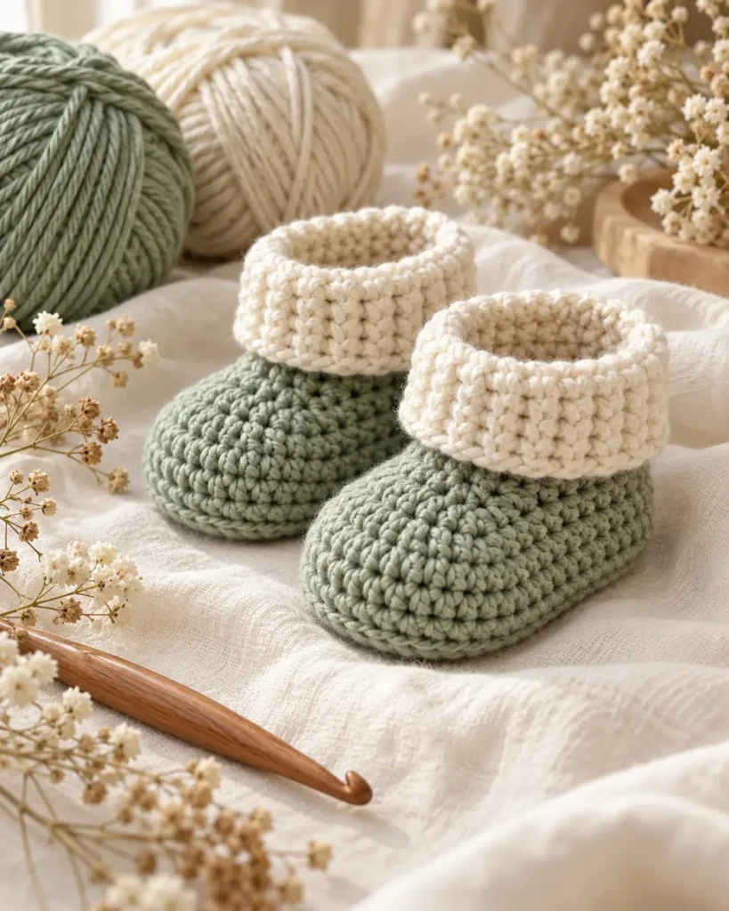How to Wash Handmade Baby Booties