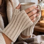 Crochet Fingerless Gloves: Easy Free Pattern for Beginners