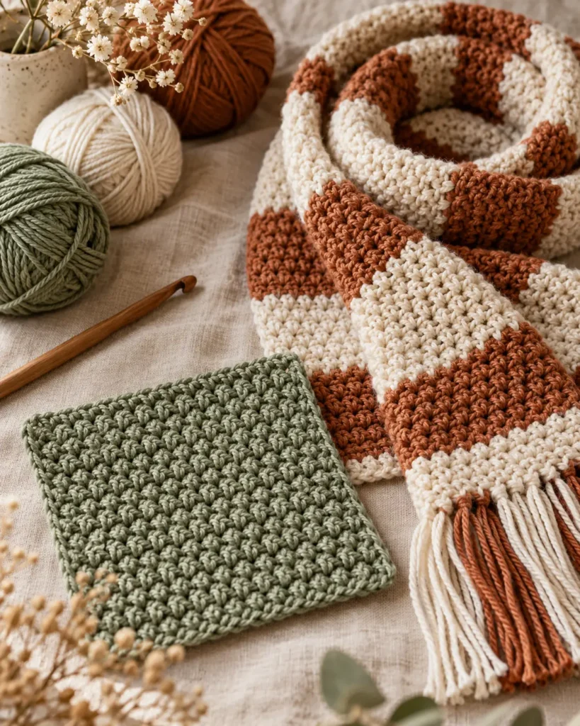 What Is Crochet Moss Stitch?