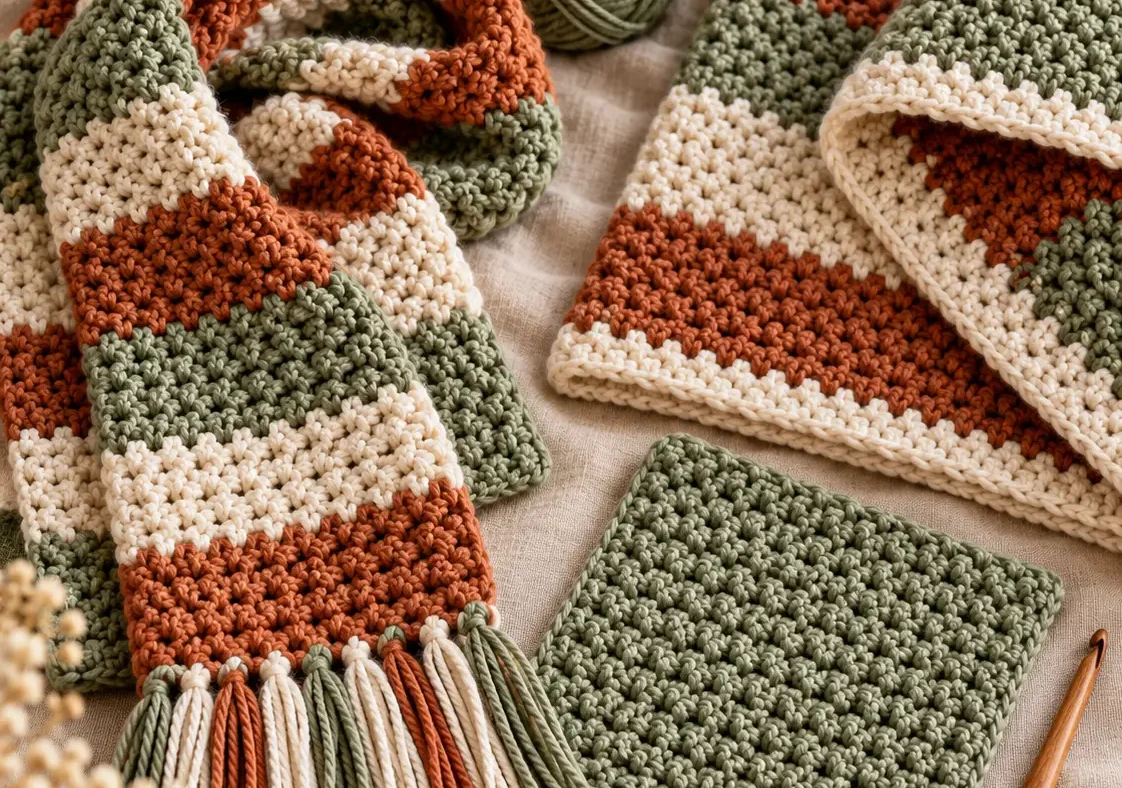Crochet Moss Stitch: Easy Free Tutorial for Beginners
