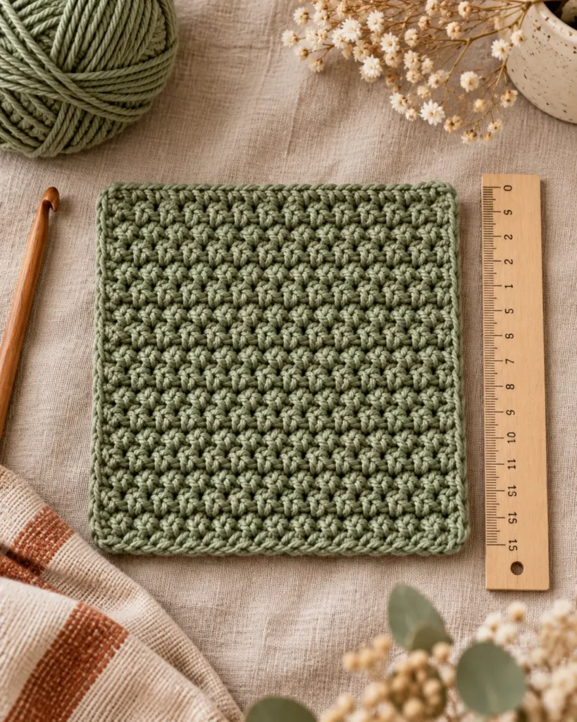 How to Crochet Moss Stitch Step by Step