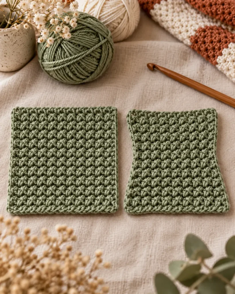 Free Crochet Moss Stitch Written Pattern