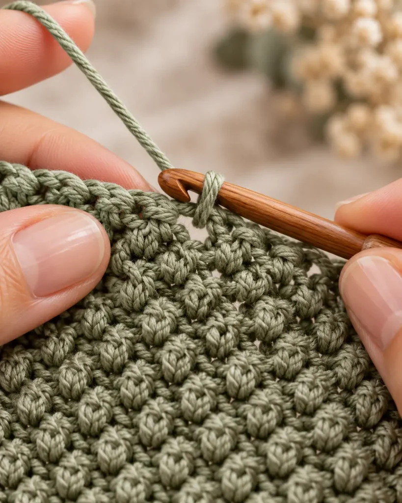 How to Keep Your Moss Stitch Edges Straight